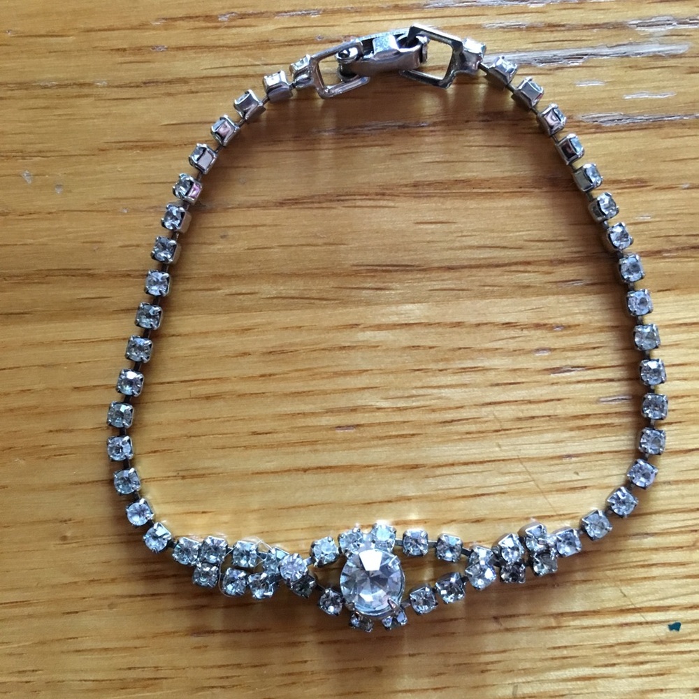 Vintage Rhinestone bracelet - Picture 3 of 4